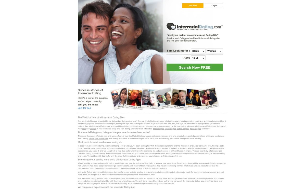 Interracialdating com login www Interracial Dating