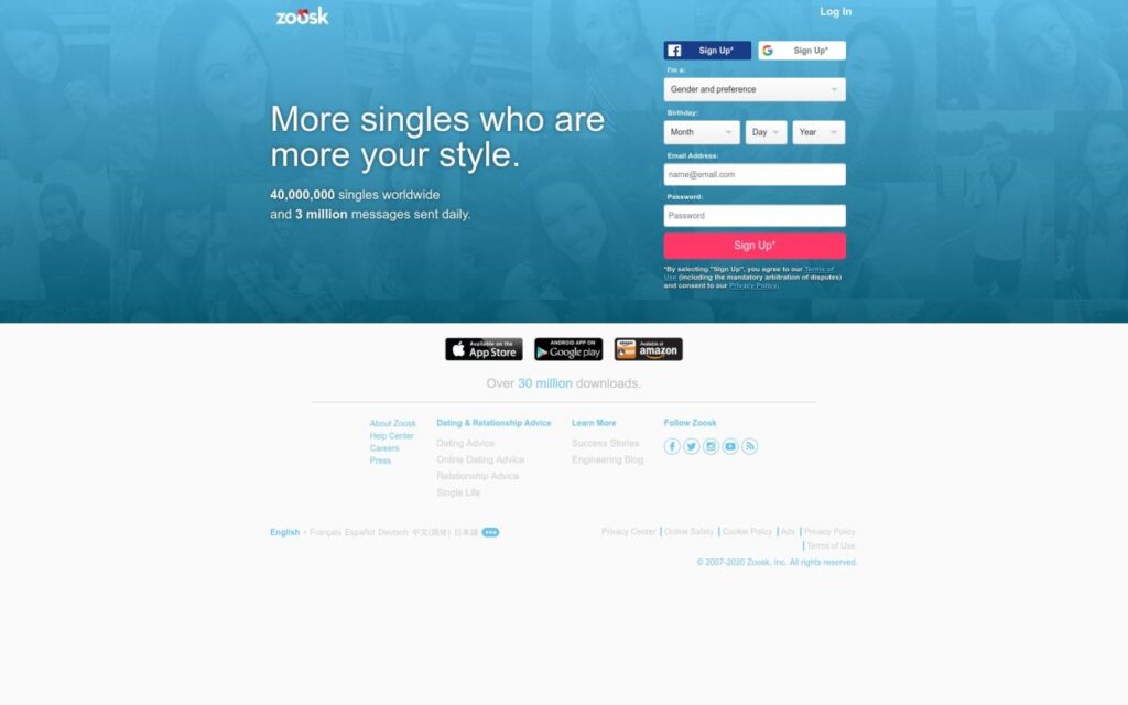 Zoosk Site Review